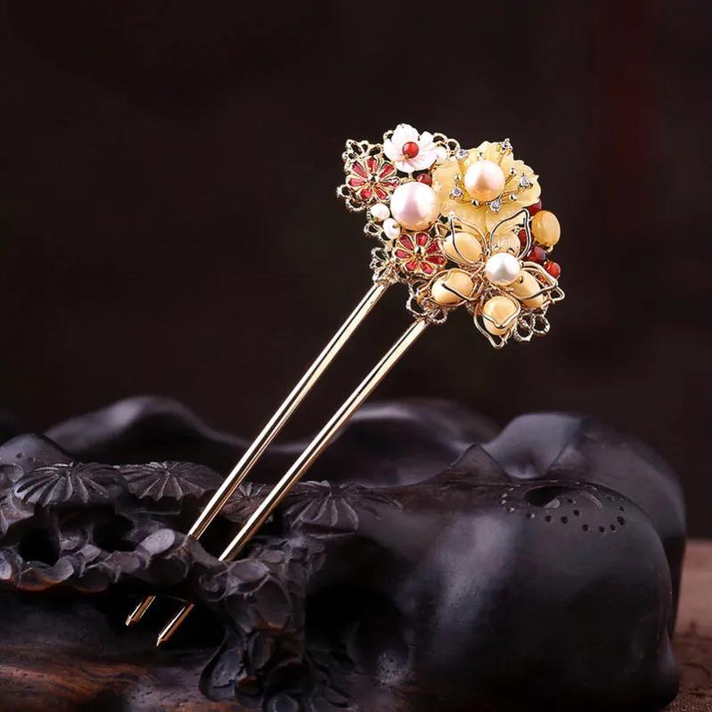 十二星座精美发钗,白羊座简单大方,天蝎座颇具古风