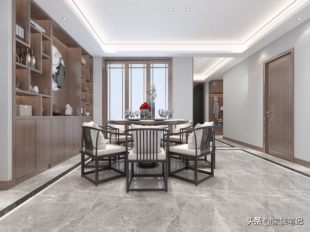 看这套160㎡大平层，发现新中式真的越看越好看，真的不容易过时