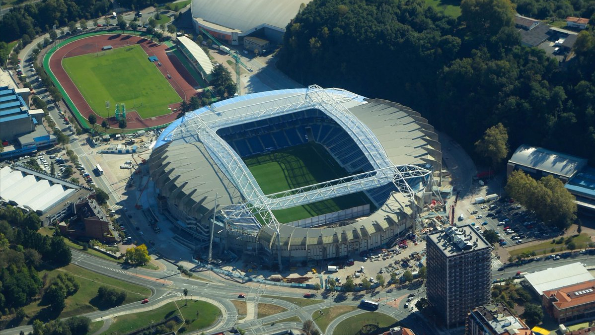 阿诺埃塔球场reale arena西班牙人rcde球场是西甲球队西班牙人队的