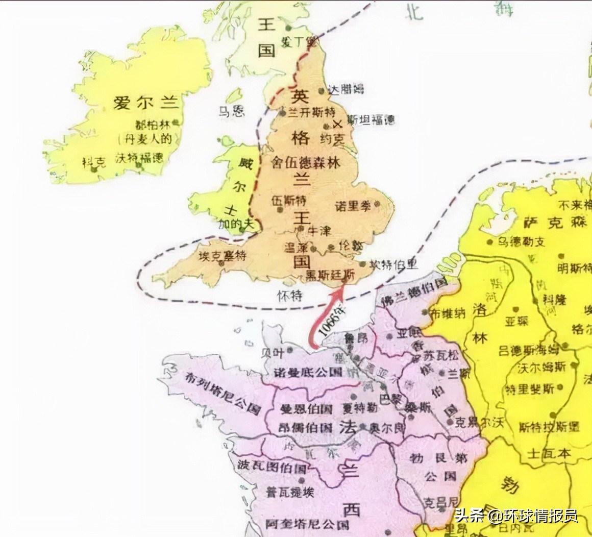 英国国徽，为什么写的是法语，而不是英语？