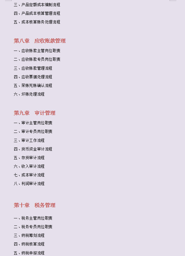 完整版财务管理制度及流程图及各项职责，快收下，帮你升职加薪