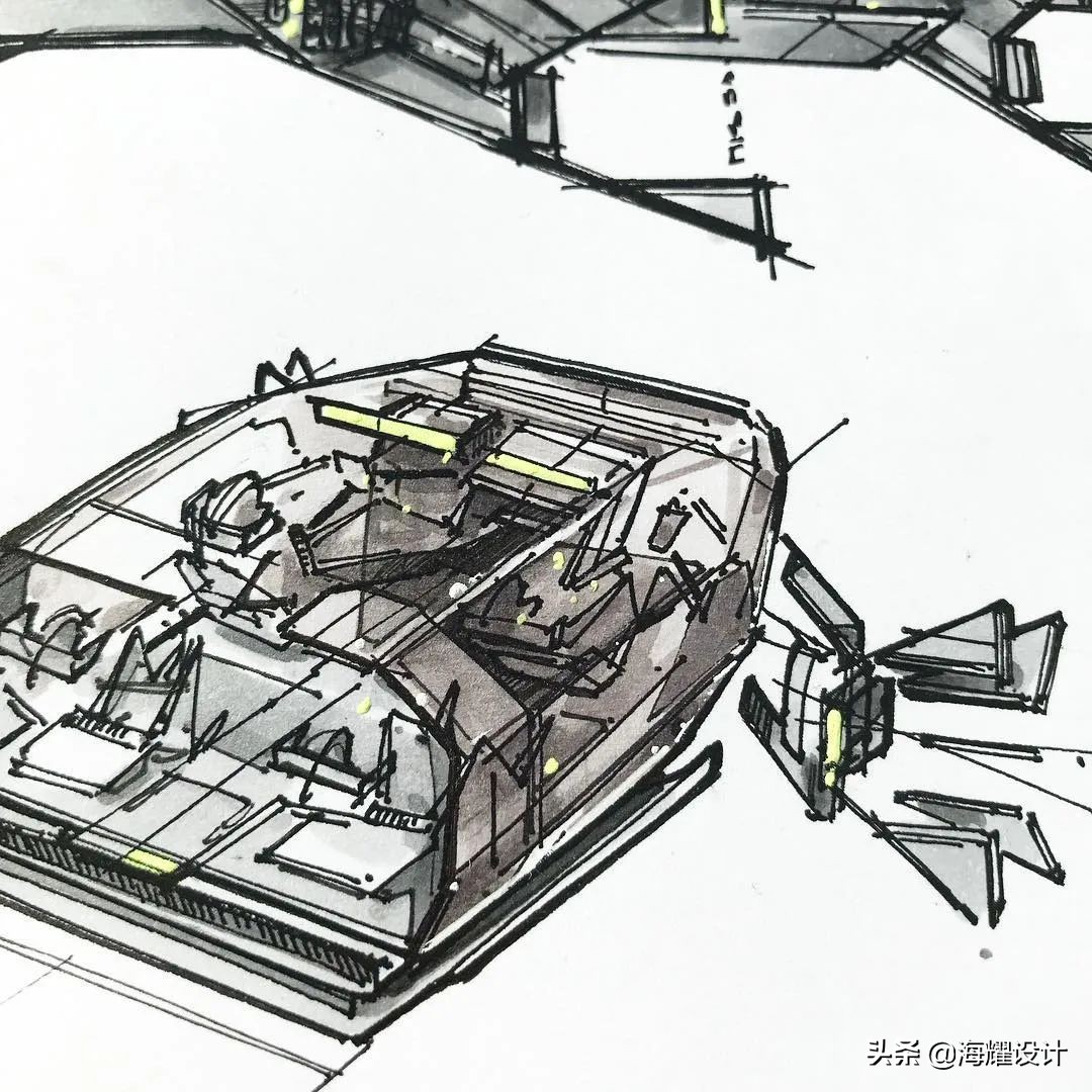 领略来自KISKA研发中心的设计师Wojtek Bachleda的帅气sketch