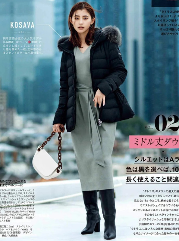 穿羽绒服或大衣，内搭究竟是穿松还是穿紧？瞧这些日本主妇就懂了