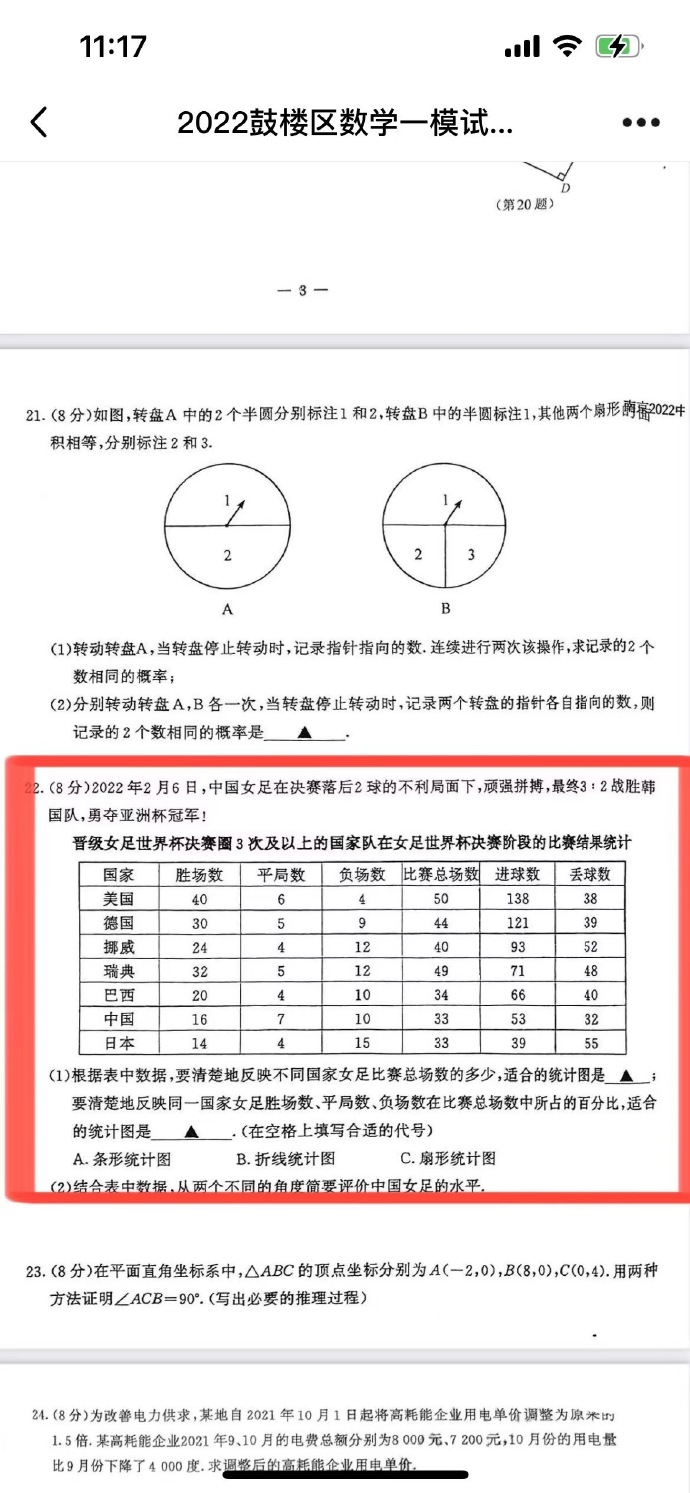 中国女足世界杯试题(中国女足闪亮登场！携手北京冬奥亮相中考习题，王霜犯愁：选啥？)