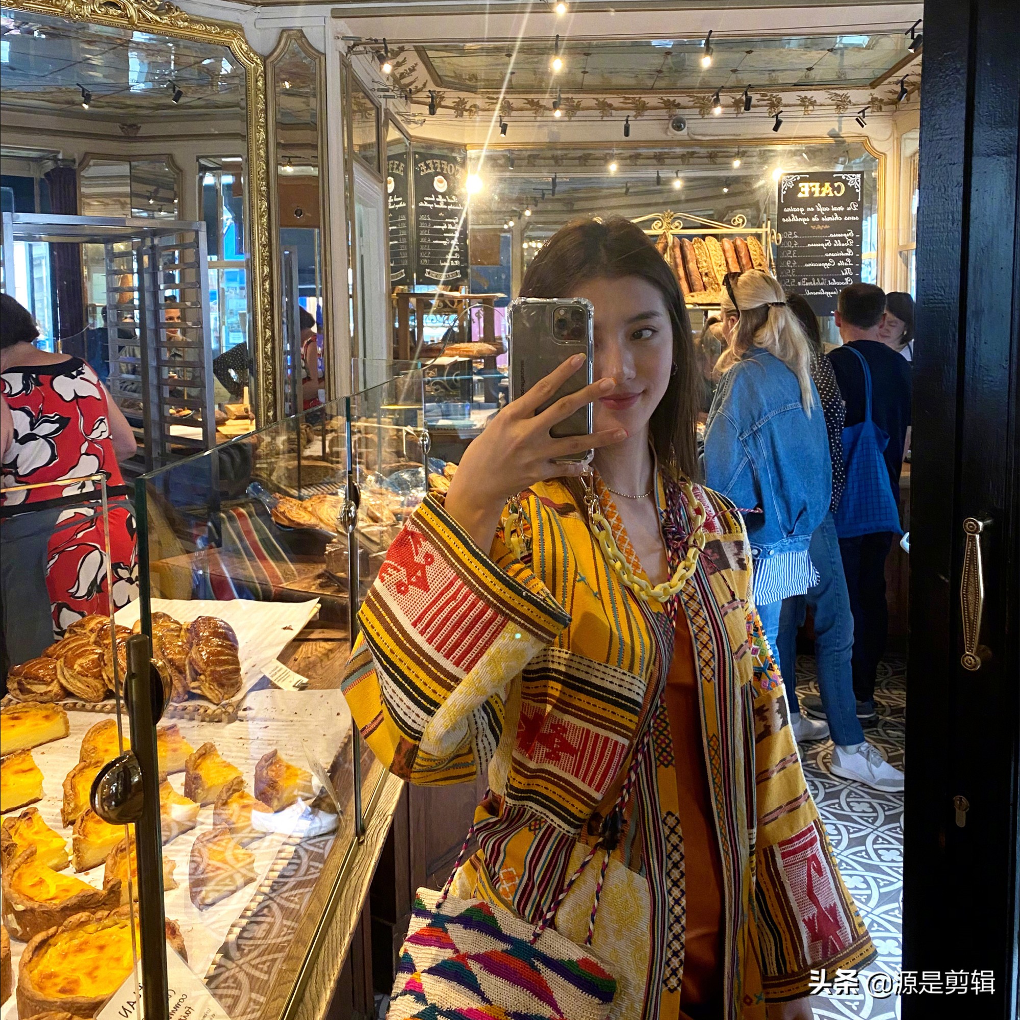 吴千语分享自拍美照和美食