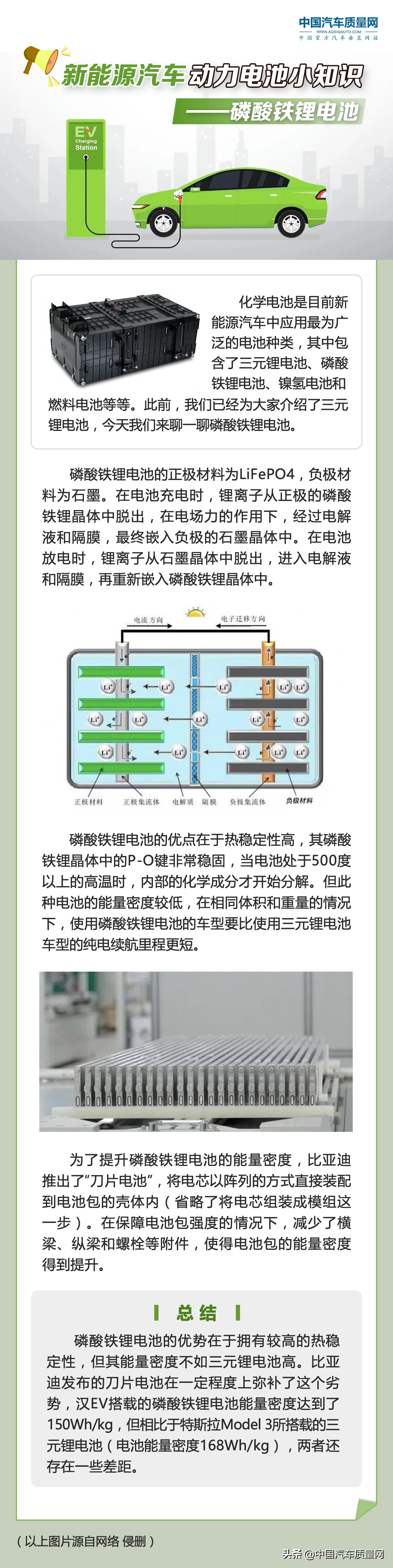 新能源汽车动力电池小知识——磷酸铁锂电池