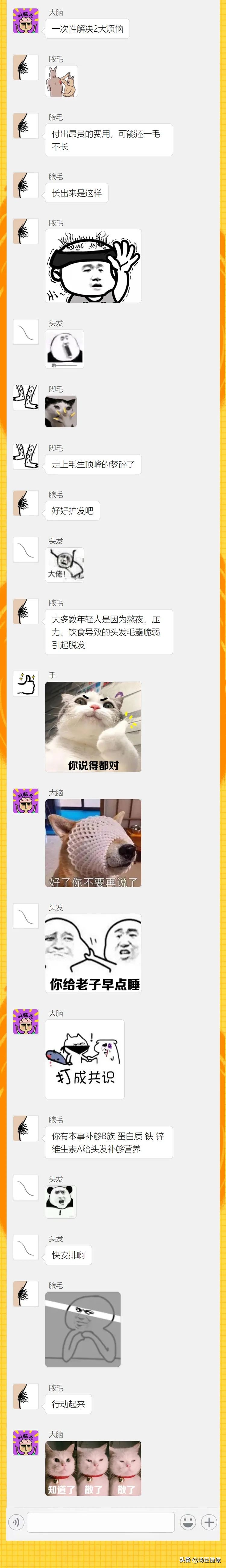 年轻身体的flag能有多野，没想到脑洞最大的是头发