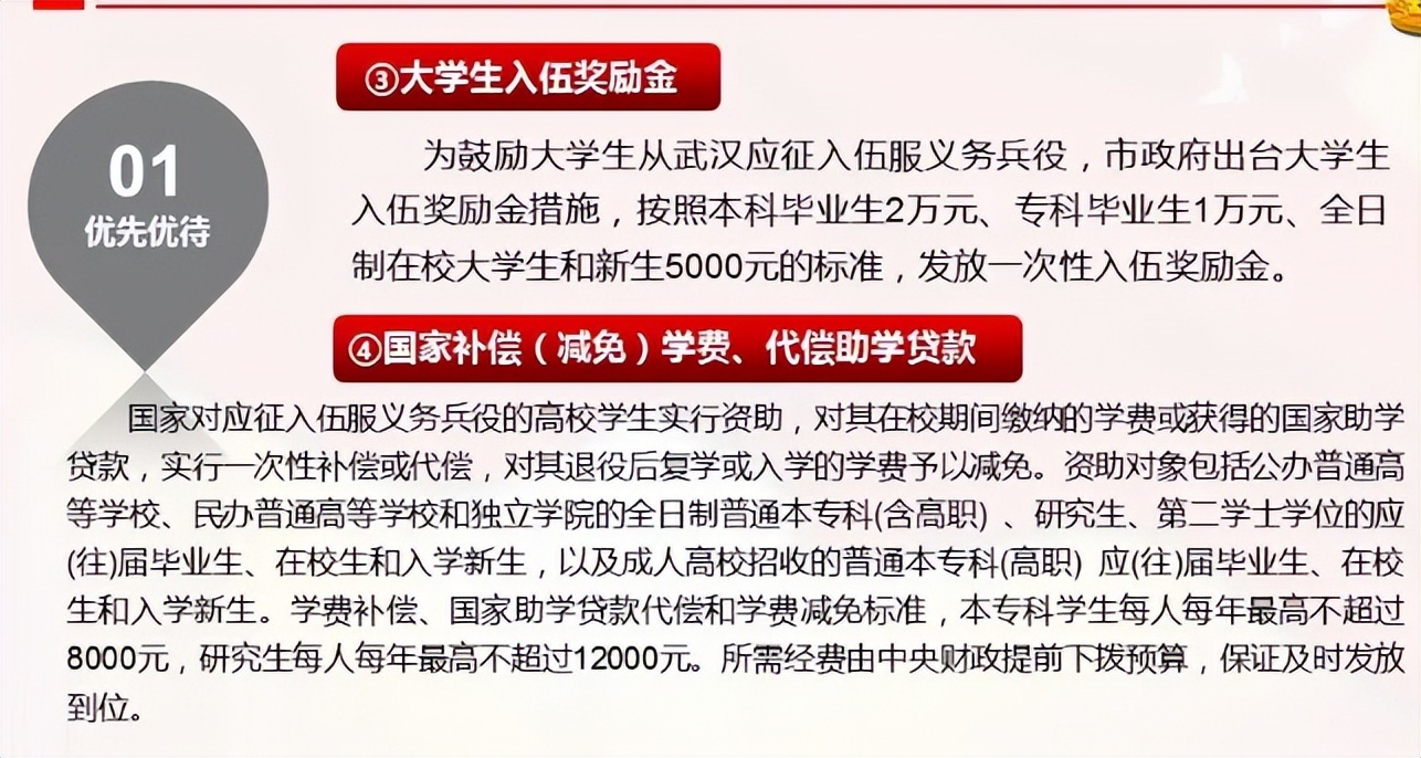 大学生参军好处再升级，可享受1.2万学费减免，考研党也沾光
