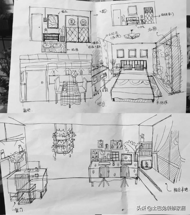 37㎡超小户型，住下“一家五口”再带一个小花园