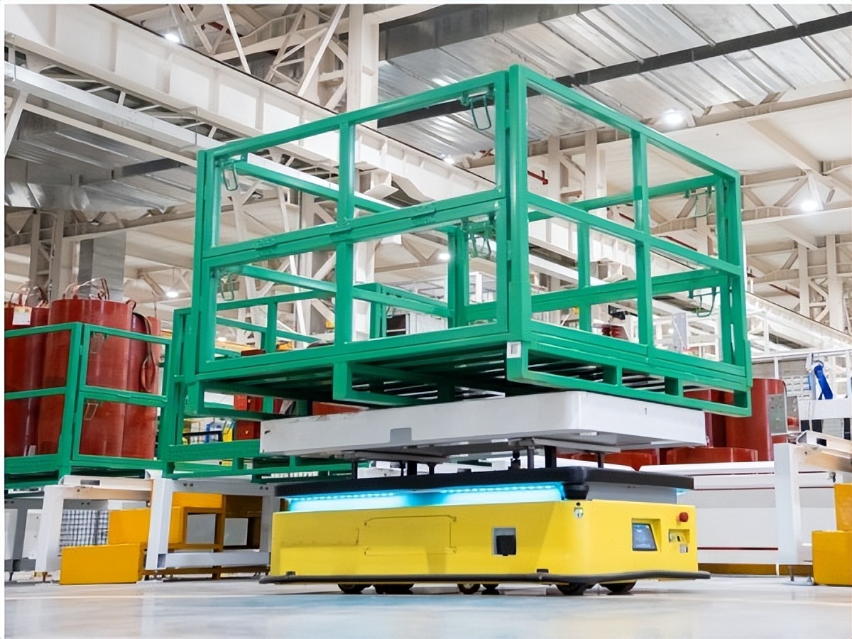 AGV机器人在自动化立体库中的工作流程是怎么样的？