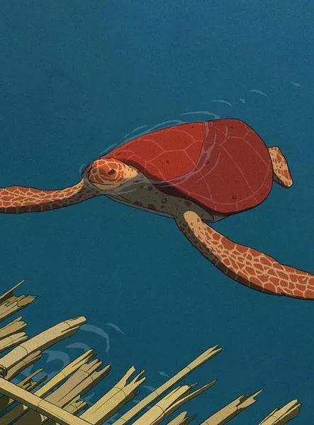 影评︱《红海龟》无言的爱情，需要细细品