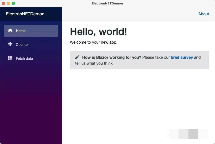 使用.NET5、Blazor和Electron.NET構建跨平臺桌面應用