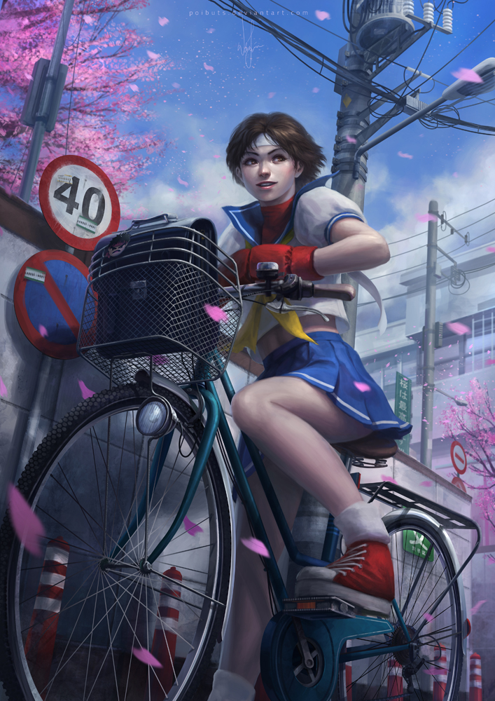 经典游戏《街霸》春日野樱的结局，元气少女最终还是成为了人妻