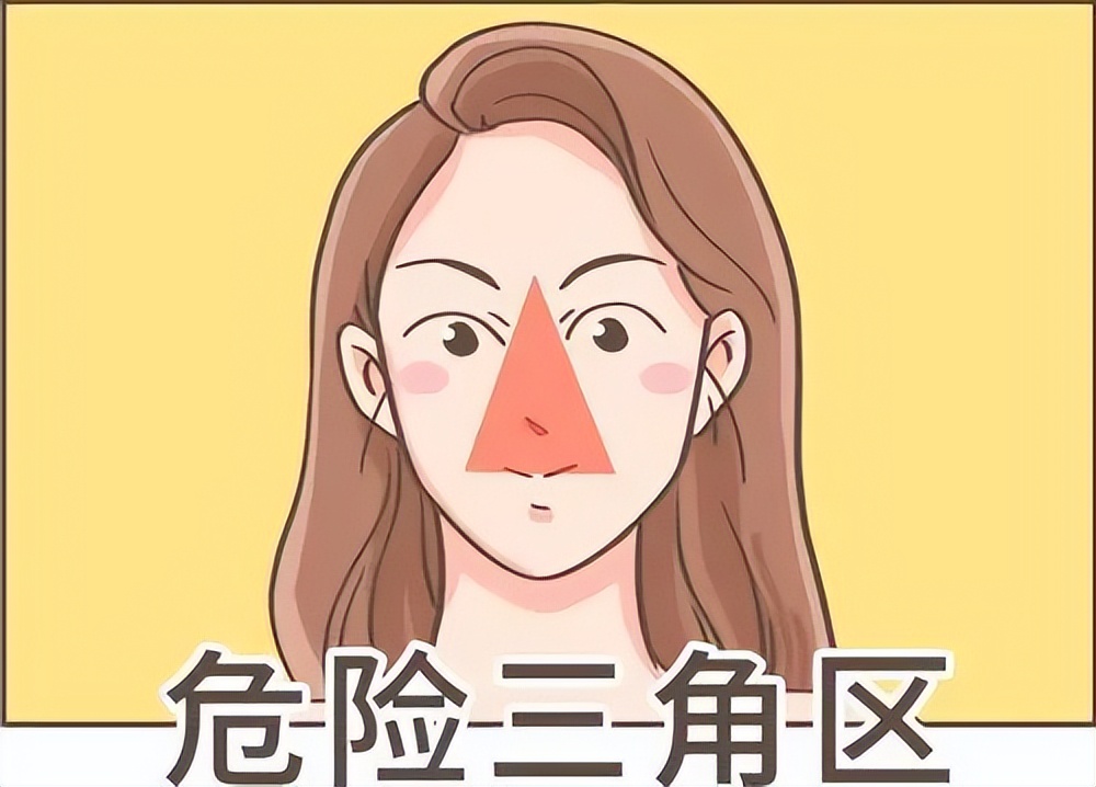 脸上的“危险三角区”，具体指哪里？为啥不能随便挤？早了解