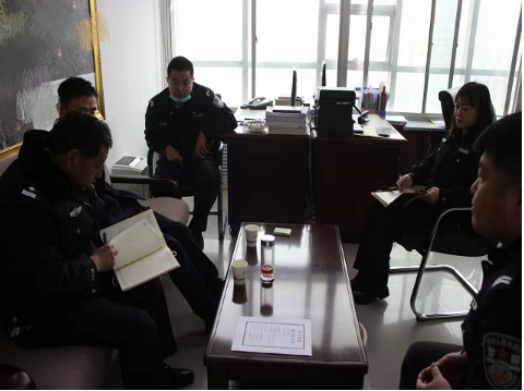 开好节后收心会 全力谱写新篇章——靖边县公安局反恐大队及时召开春节节后收心会