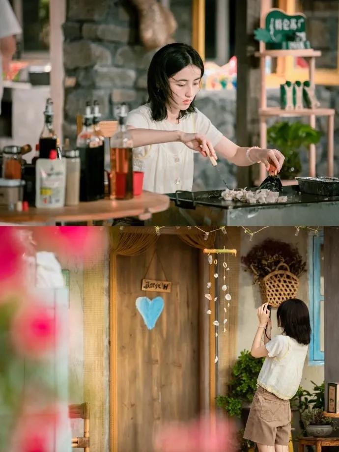 张子枫《#向往的生活#》私服解析七则，简约日常的夏日搭配！ ​​​