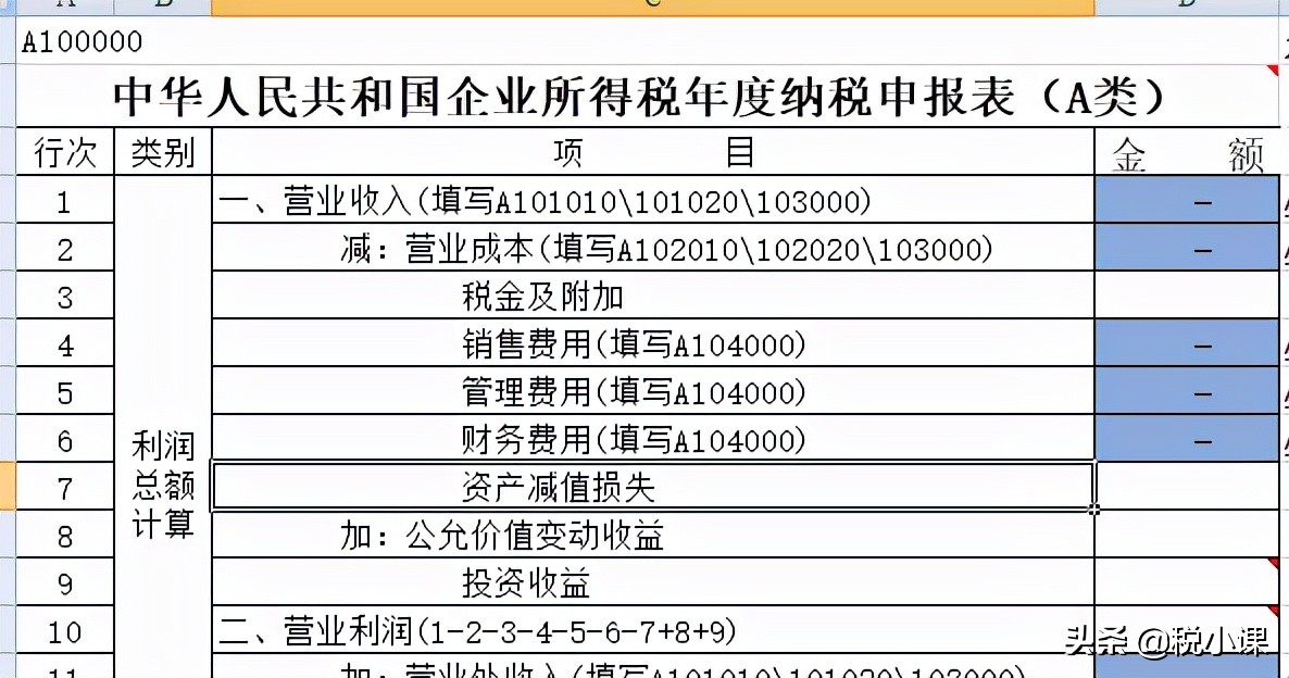 企业所得税汇算清缴表,这是2022年最新填法