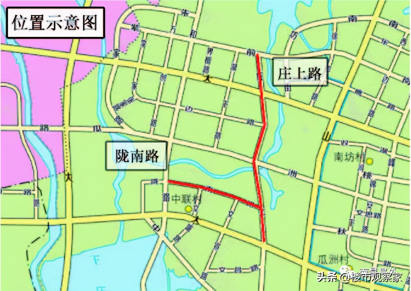 赣江新区：中医药国际生态科技城、儒乐湖庄上路/陇南路选址公示