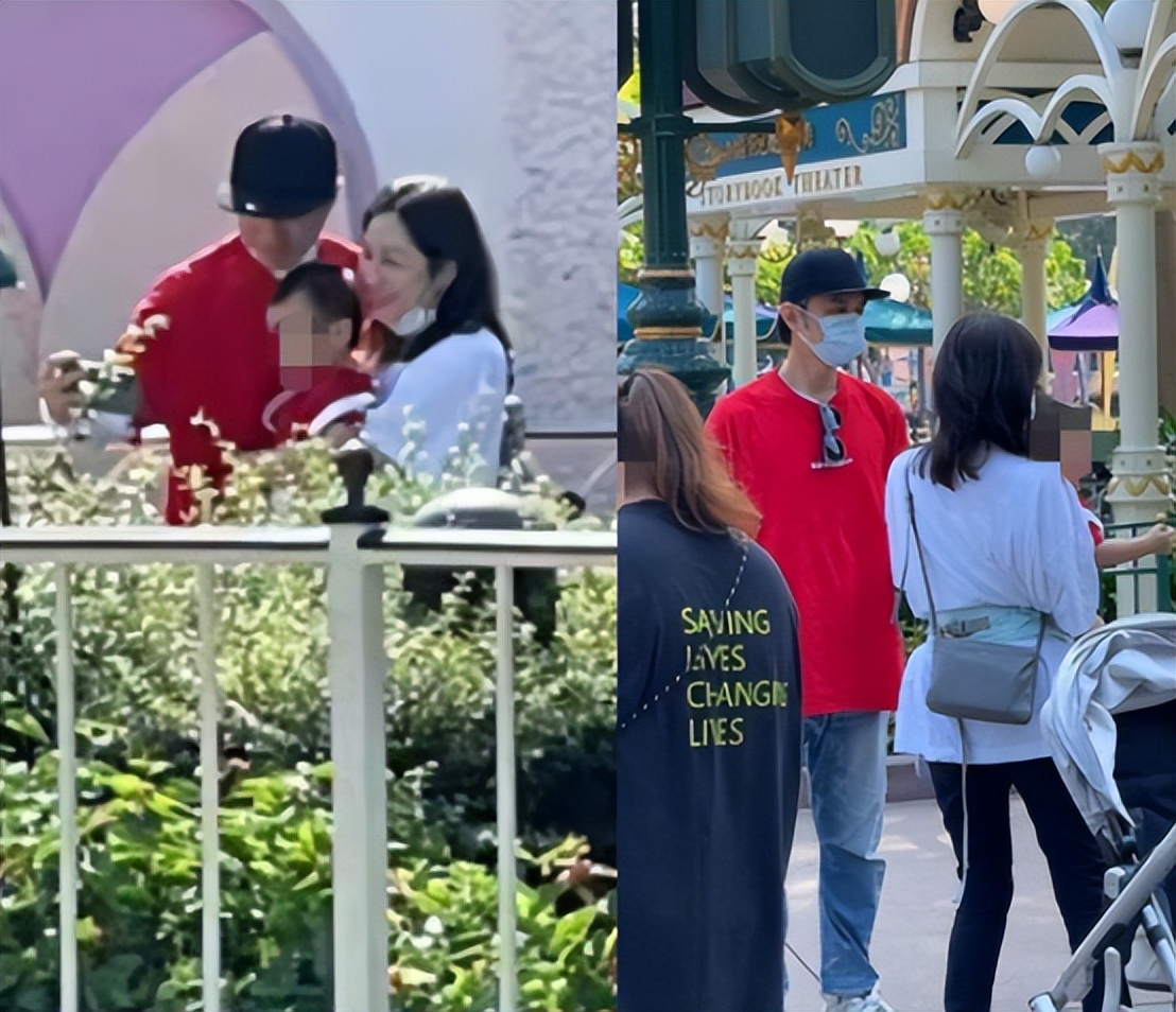 古巨基妻儿近照曝光，2岁儿子越长大越像老爸，为妈妈唱歌过节