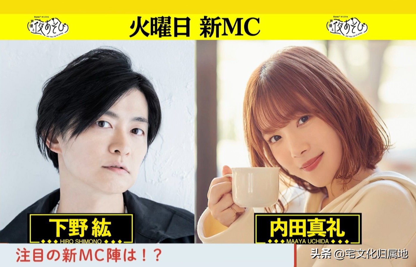 日本知名动画网站评选年度人气男&女声优排行榜