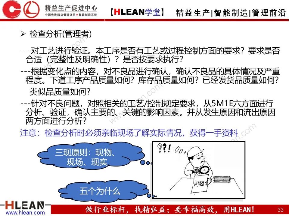 「精益學堂」5M1E變化點管理—阻止不良發生之活動
