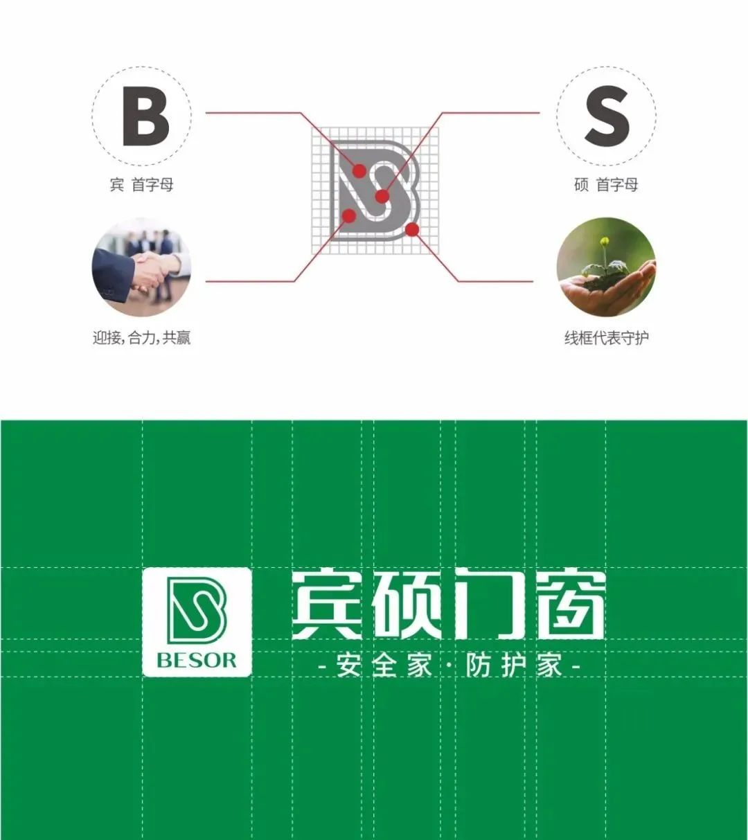 新VI-新定位 | 宾硕门窗，如宾得硕有口皆碑