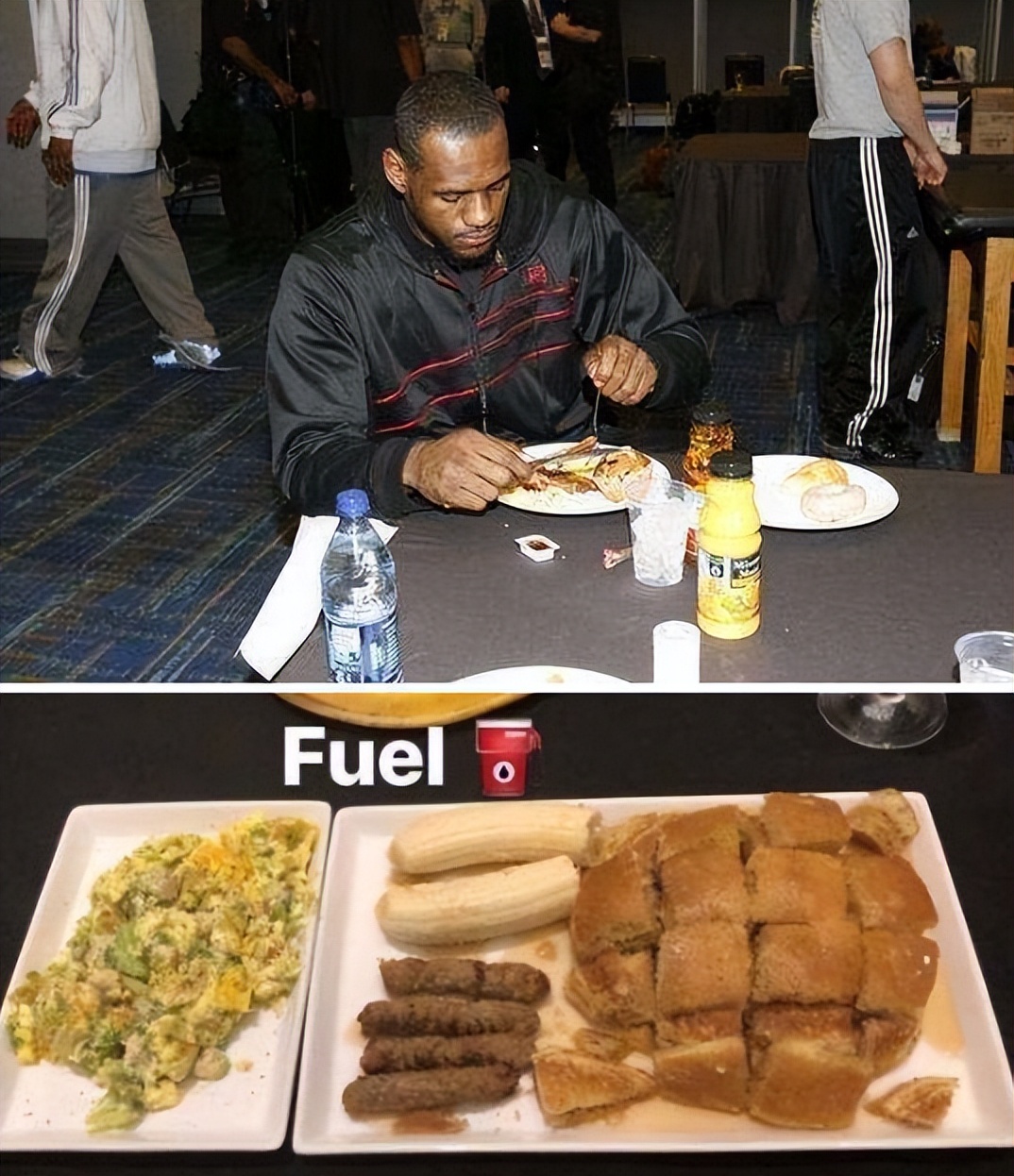 nba球星吃哪些奇怪食物(NBA球星有多能吃？詹姆斯一天吃7顿 奥尼尔36根热狗吃不饱)