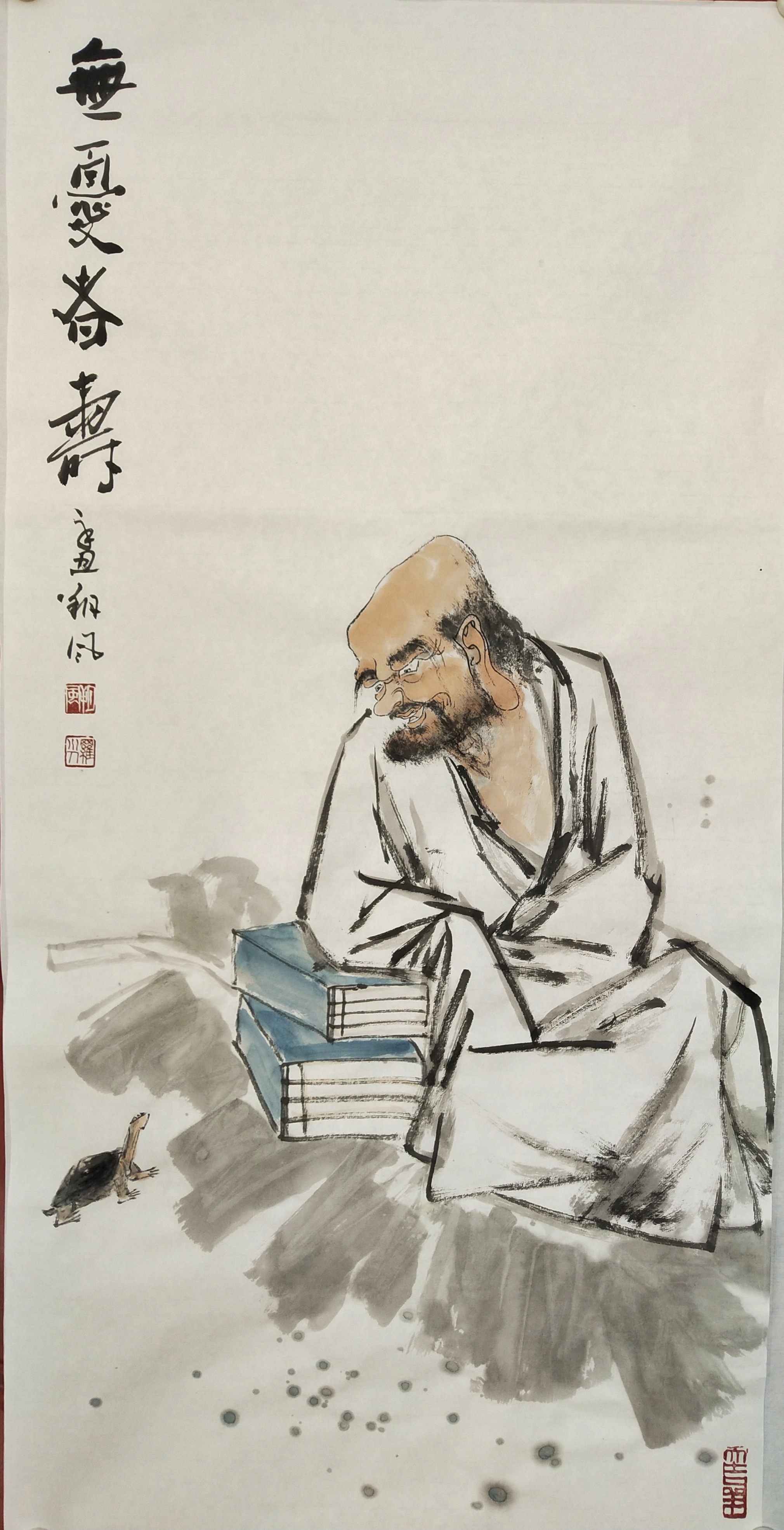 著名画家朔风禅意人物作品赏析