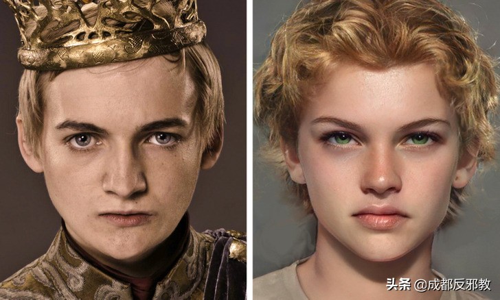 《权力的游戏》书中真实人物形象原来是这样，没想到电视剧改编这么大