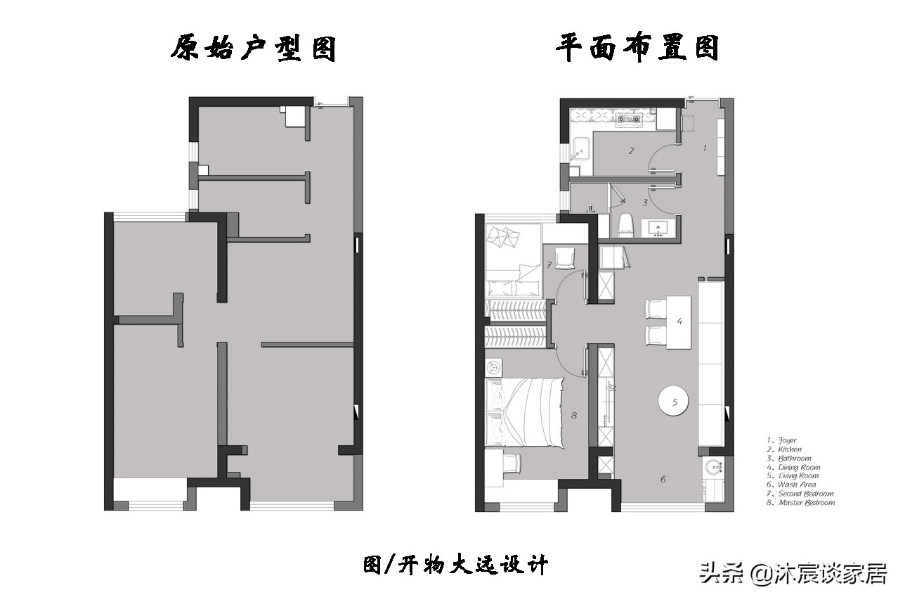 虽说她家不大，但制作通长型卡座，美观又实用，是小户型装修典范