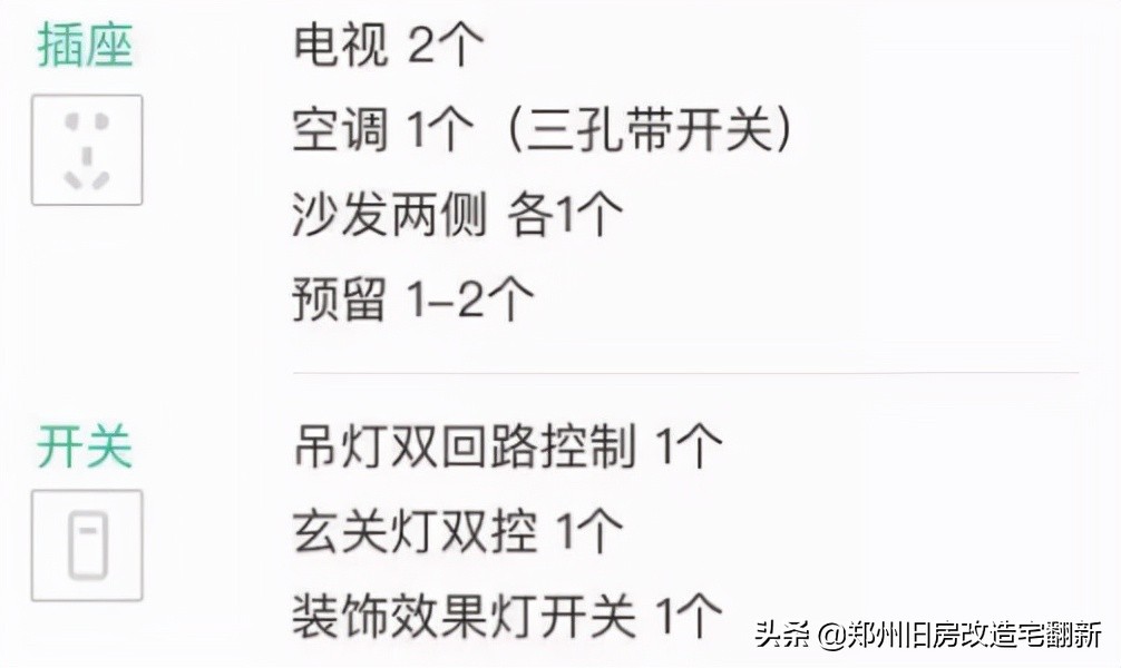 整屋装修插座开关布局全攻略，小白照着装，布局不后悔