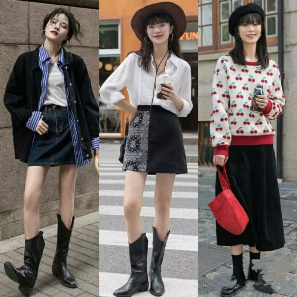 秋冬穿半裙，就搭“四双”鞋子，精致、优雅，还很洋气