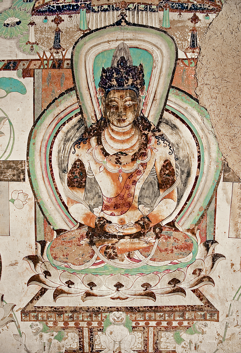 牛虎莫高窟第14窟·千手千眼观世音菩萨·鼠敦煌壁画中十二生肖守护佛