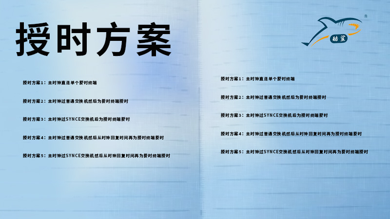 酷鲨主时钟授时方案，多行业选择