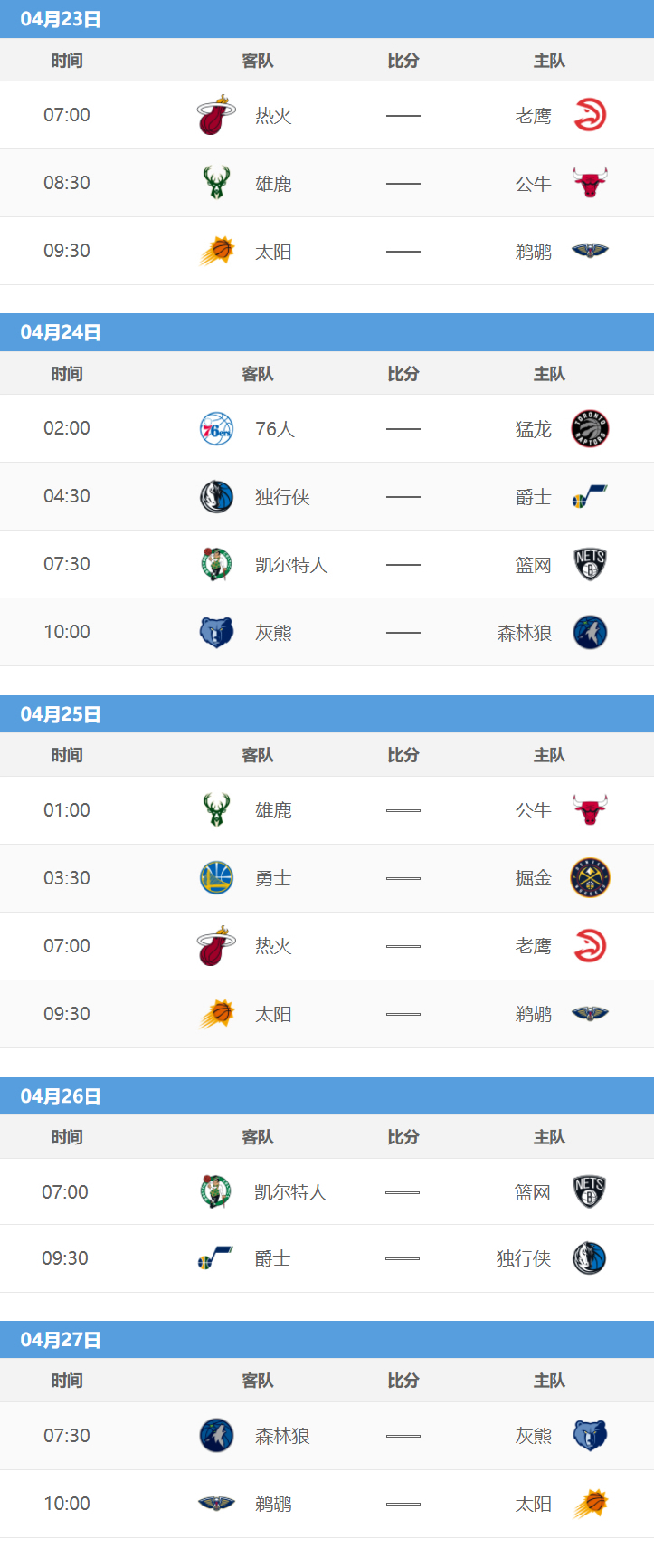 NBA什么时候季后赛(4月22日NBA季后赛战报｜暨2021-22赛季NBA季后赛对阵图 赛程表)