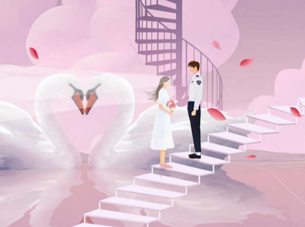 唯美两个人相遇图片(遇见真正对的人) - 散下步