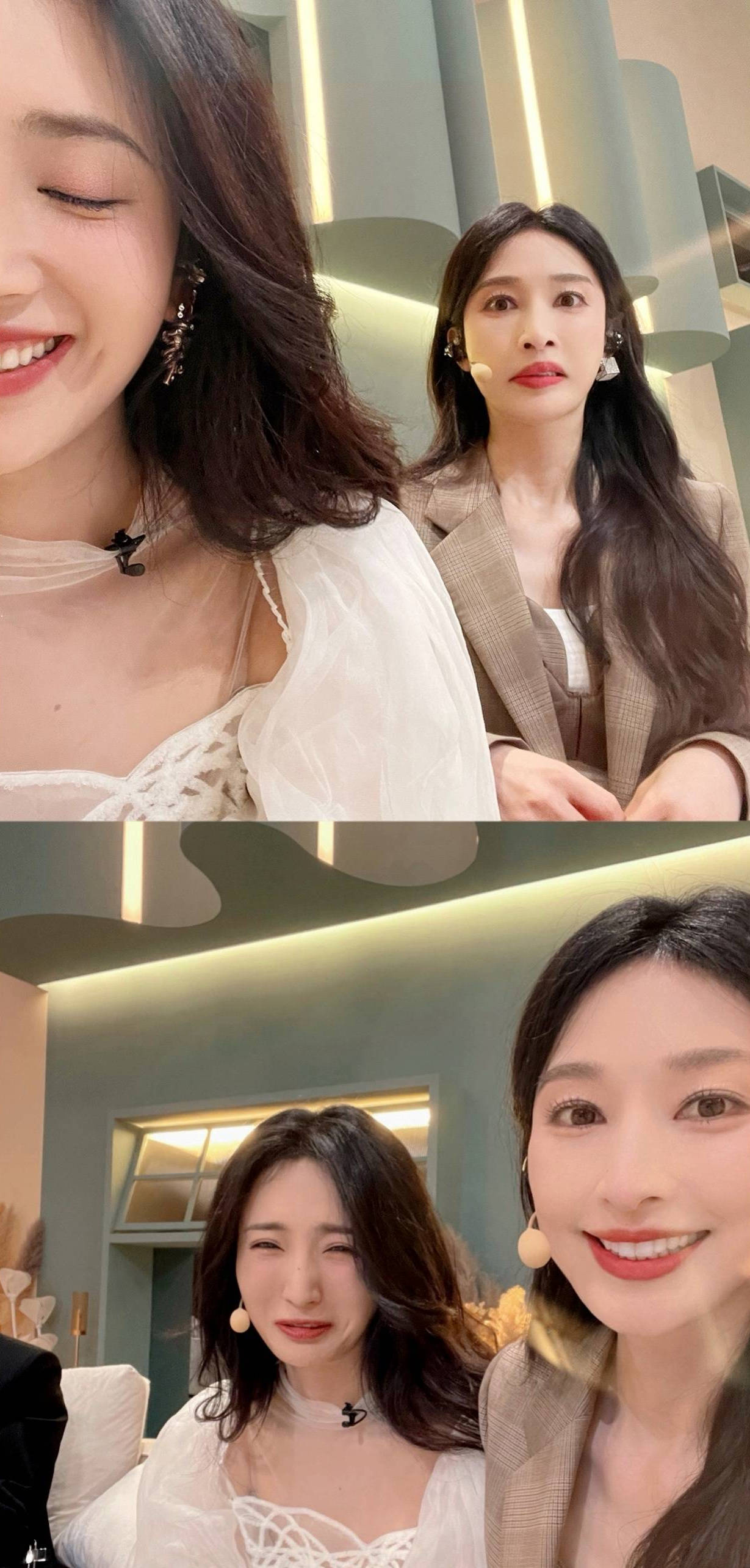 王紫璇郑秀妍美女贴贴 与张俪搞怪合影太可爱