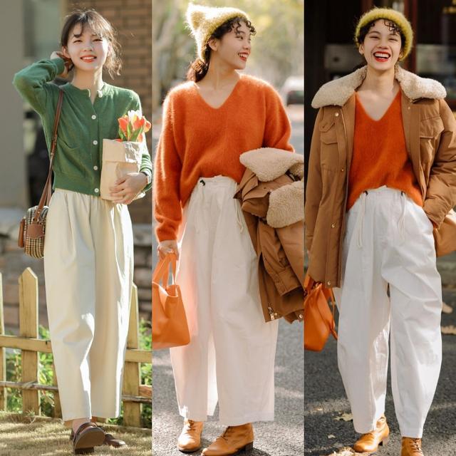 白色裤子配什么颜色上衣好看(一条白色裤子) - 百百科