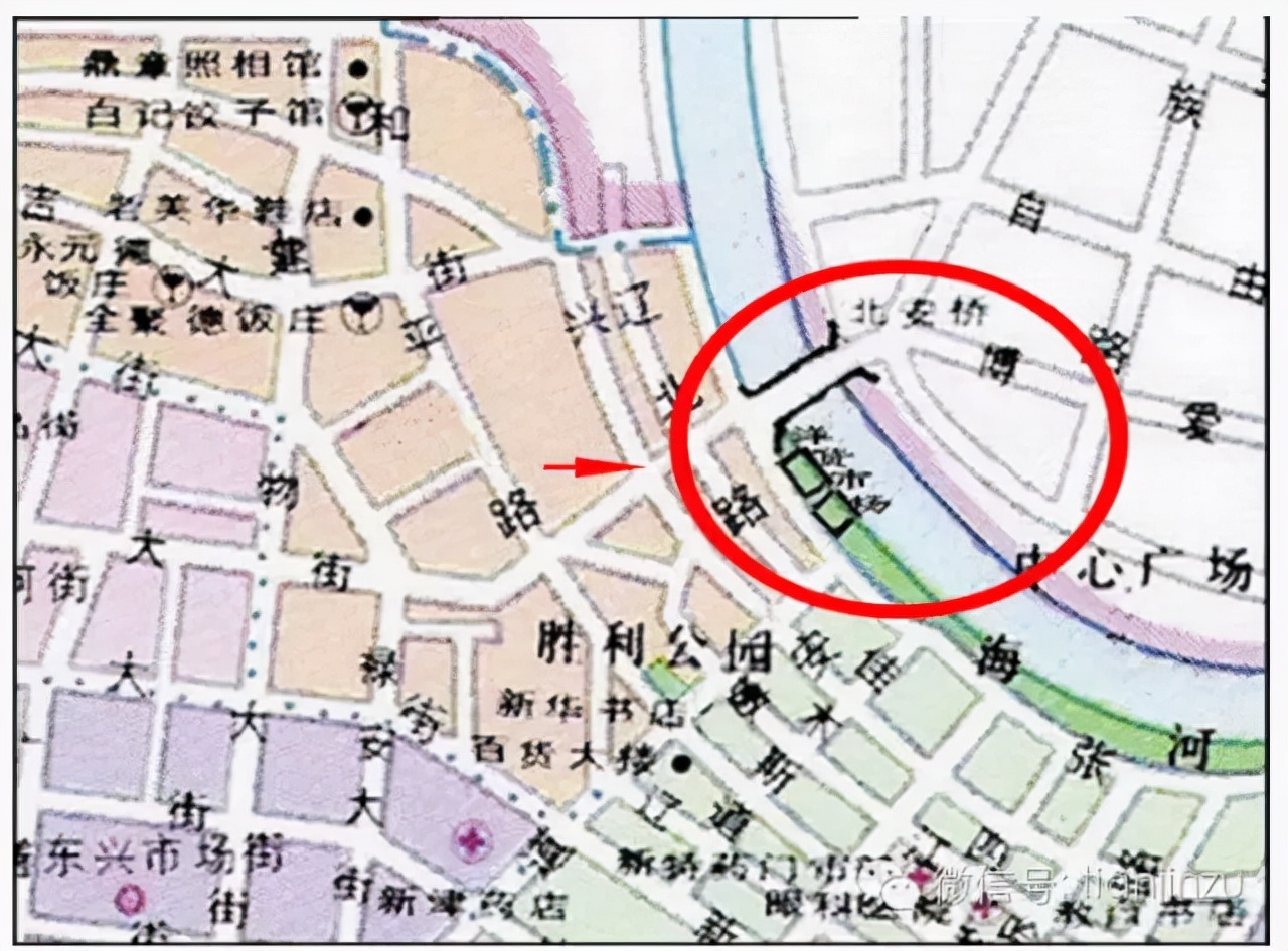 天津最早的洋货市场，不在塘沽在市中心