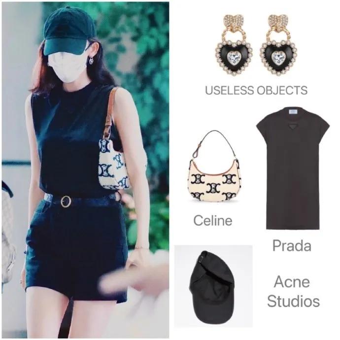 娜扎近日私服二则，拿捏住了甜美淑女风和酷酷休闲范儿！​​​