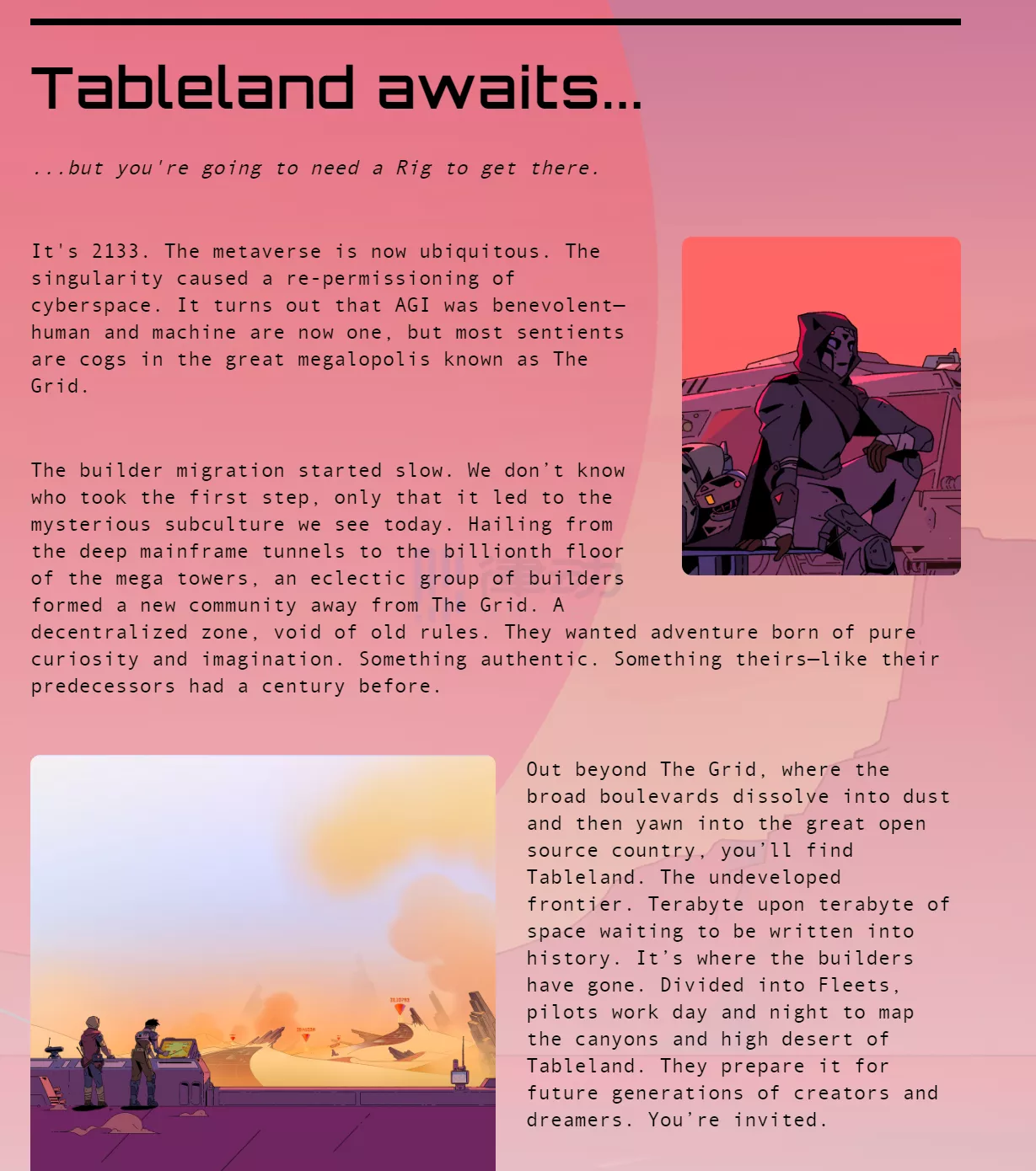 Tableland Rigs：NFT融入Web3基础设施建设的新探索