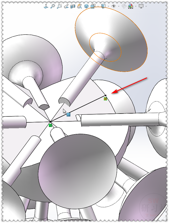 五邊形怎麼畫(用solidworks畫一個基於五邊形十二面體的吸盤球)