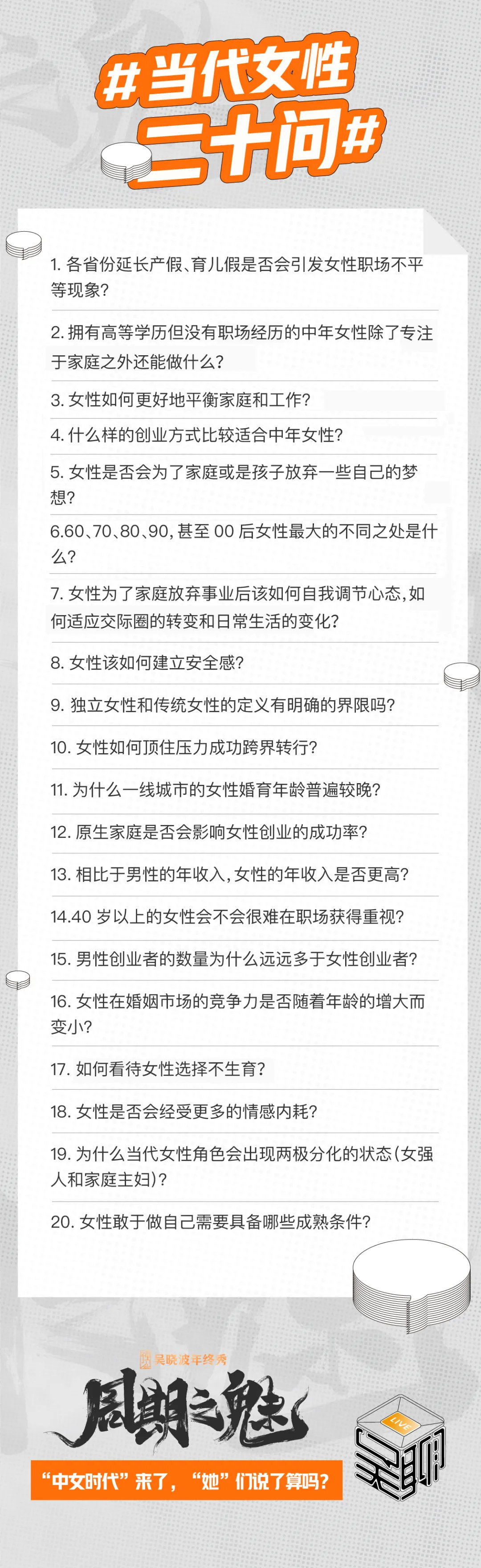 这届女性拒绝被夸“懂事”，她们要的是“勇敢”| 吴聊