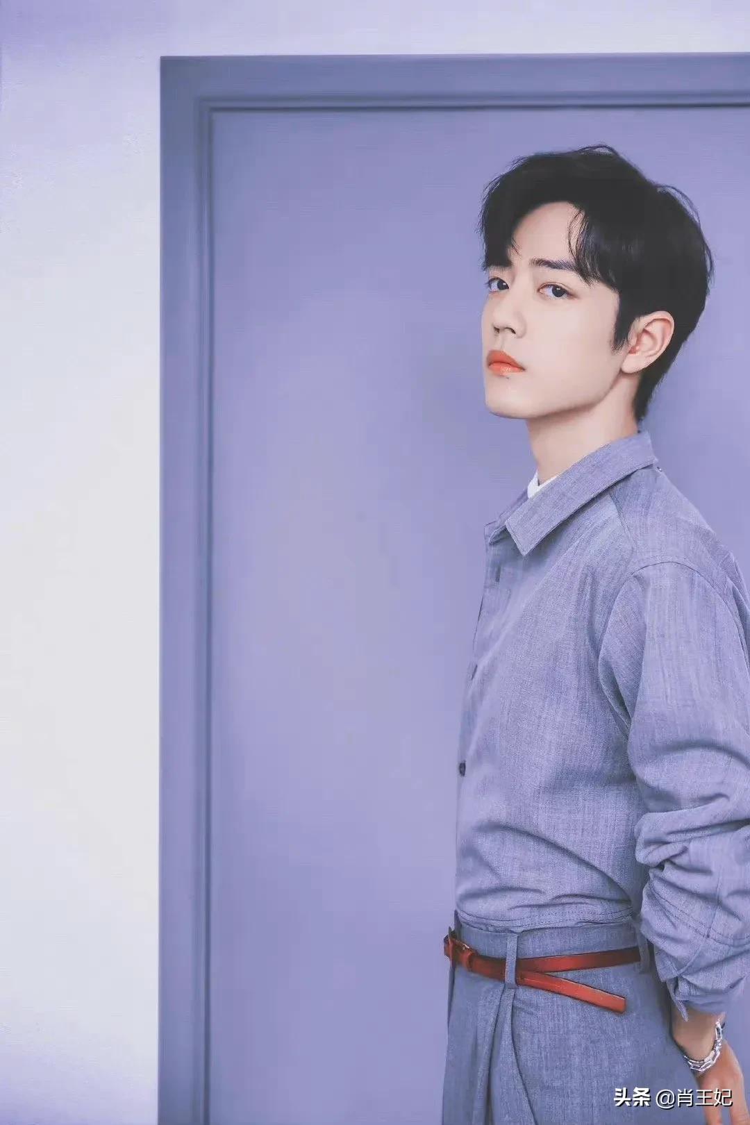 桃桃的一组生图,肖战的眼睛真好看,灵气逼人鲜花与少年绝配