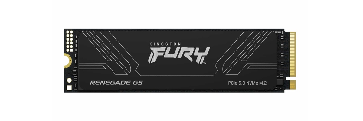 金士顿FURY Renegade G5开售：旗下首款消费级PCIe 5.0 SSD，售价1359元起