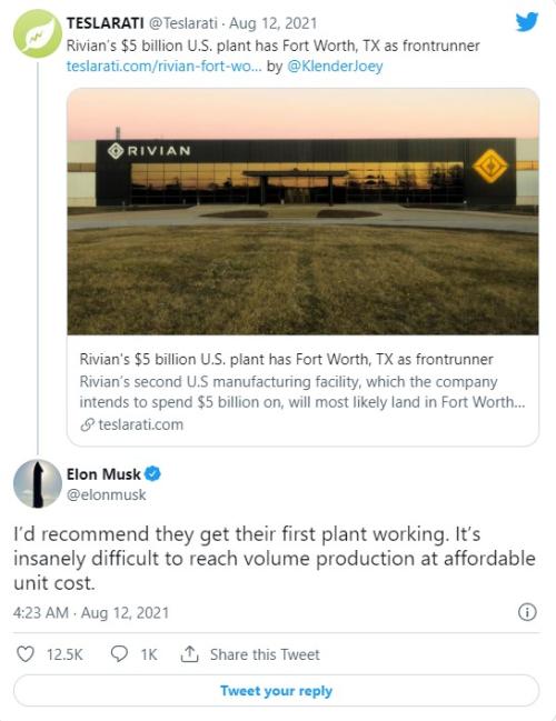 特斯拉对手大动作！电动车“独角兽”拟下周IPO，背后是亚马逊