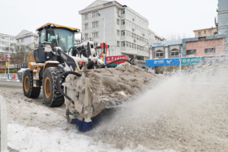 张家口桥西区扫雪清道保安全