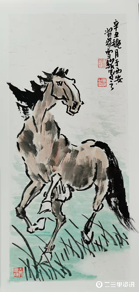 秦岭书画|崔学民:像马一样自由驰骋