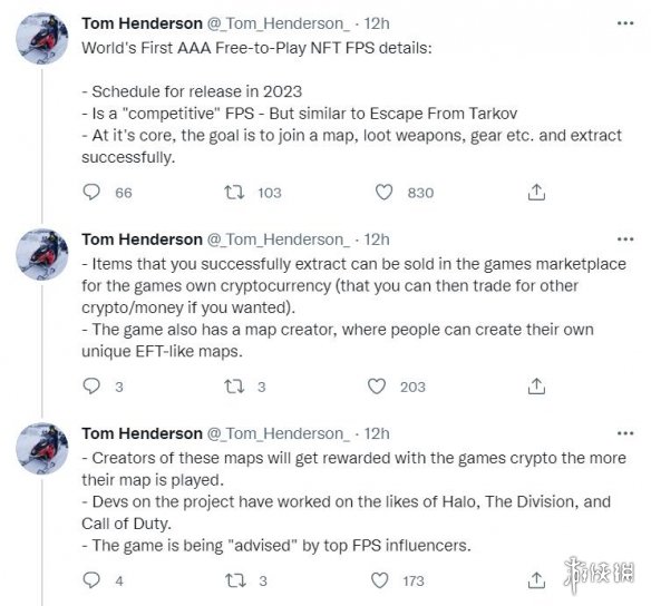 玩NFT游戏能赚钱吗？传首款3A级NFT射击游戏正在开发中