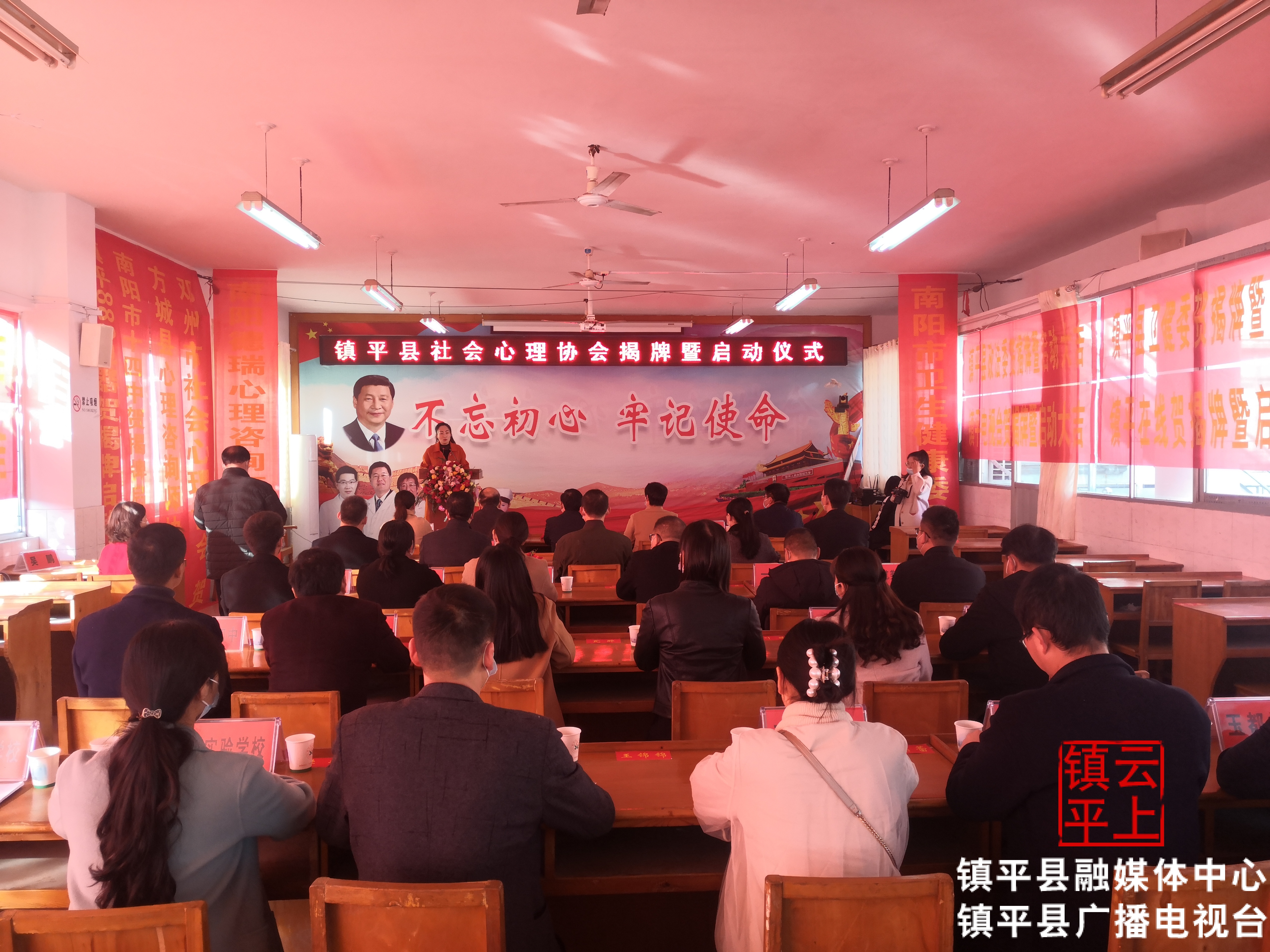 镇平县社会心理协会揭牌成立